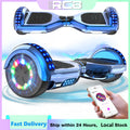 RCB Hoverboard, 6.5 Inch Two Wheel Hoverboard with Bluetooth Speaker with LED Light, Hoverboard Great Gift for Kids and Adults - Orantek -