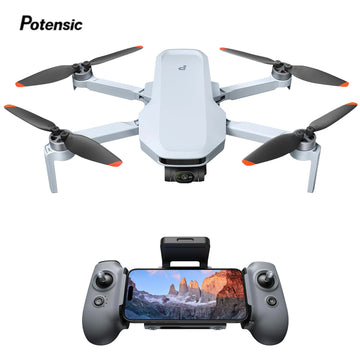 Potensic ATOM 2 Camera Drone, 4K HDR Video, 8K Photo, 3-Axis Gimbal,Under 249g, Vertical Shooting,10-KM, AI Night Shot, AI Track - Orantek -
