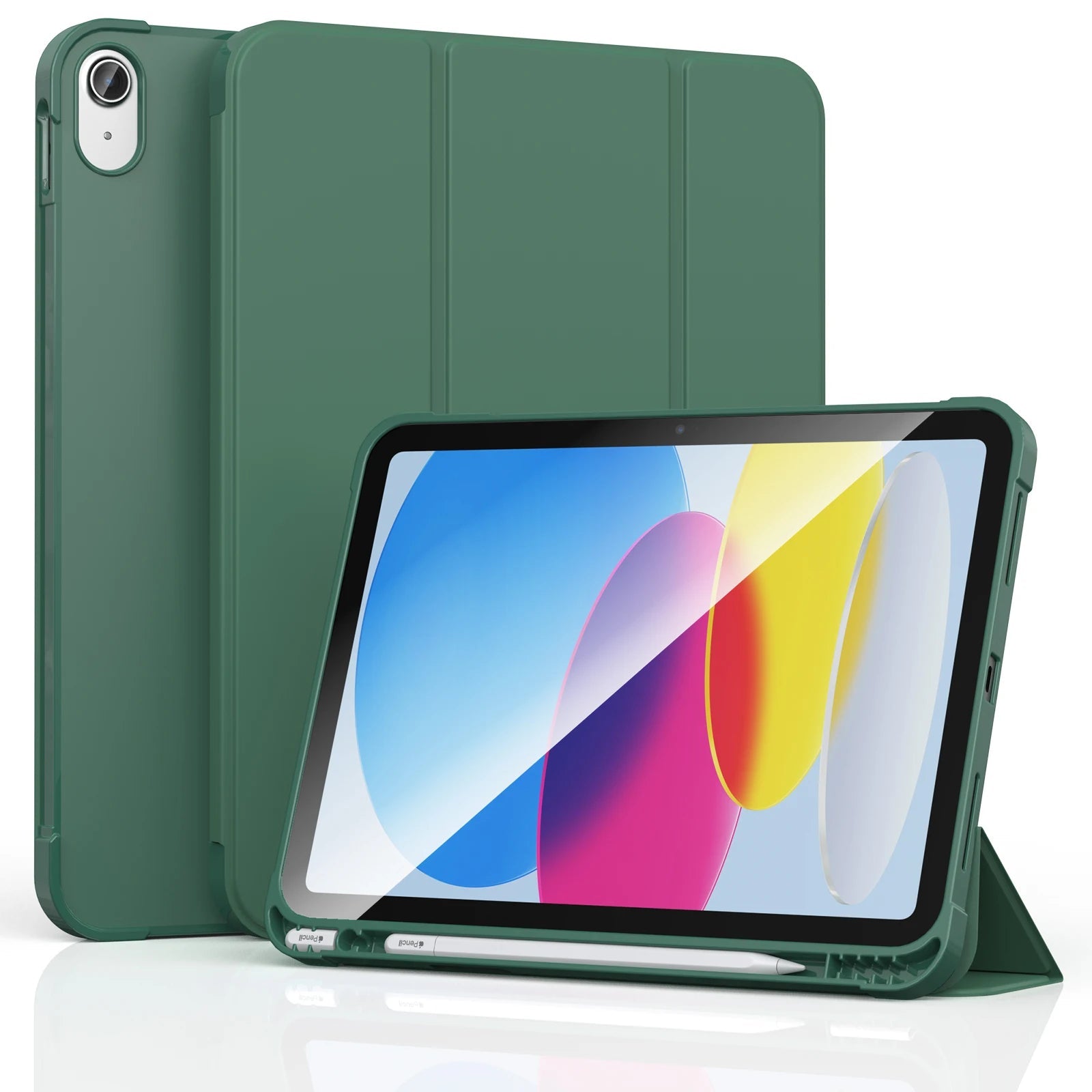 Case For ipad (A16)11th gen 11-in 2025 Cases Soft PU Protective Cover  for iPad 10th Gen 10.9-in 2022 Shell Smart Case with Pen Holder - Orantek -