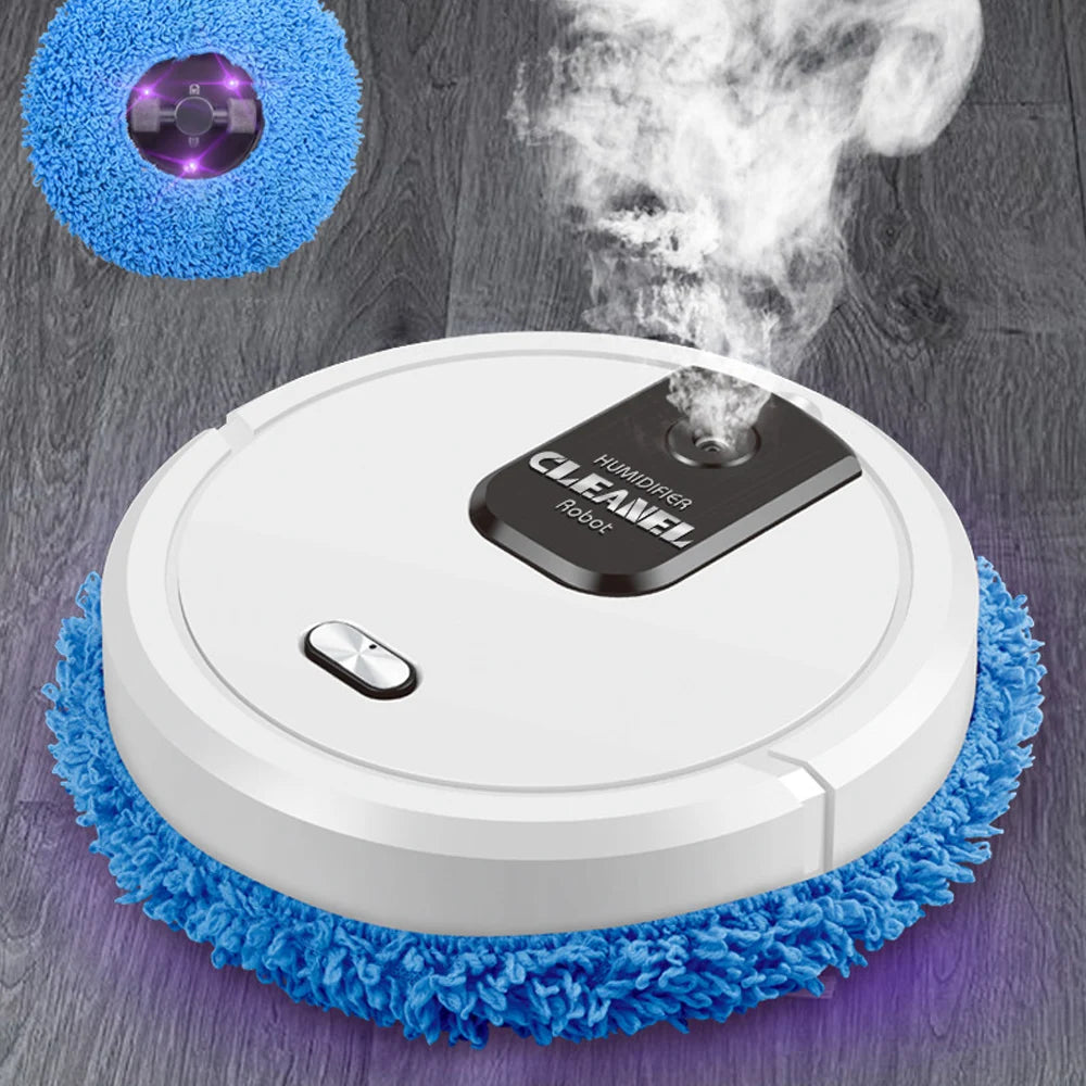 Low Noise Dry And Wet Three In One Intelligent Sweeping Robot Rechargeable - Orantek -