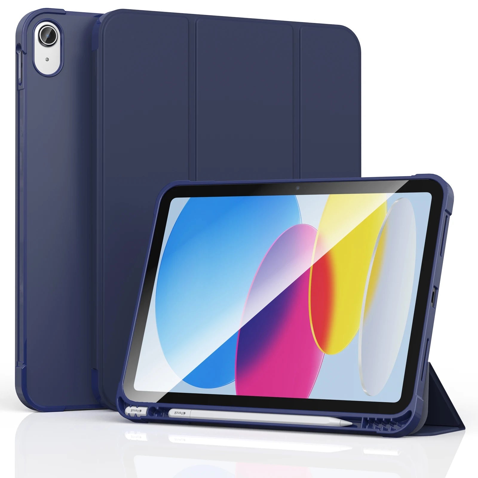Case For ipad (A16)11th gen 11-in 2025 Cases Soft PU Protective Cover  for iPad 10th Gen 10.9-in 2022 Shell Smart Case with Pen Holder - Orantek -