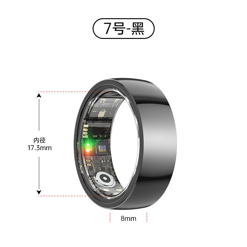 Ceramic Smart Ring R1000 IP68 Waterproof Lightweight Health Fitness Tracker Blood Pressure Oxygen Hear Rate Monitor Finger Ring - Orantek -