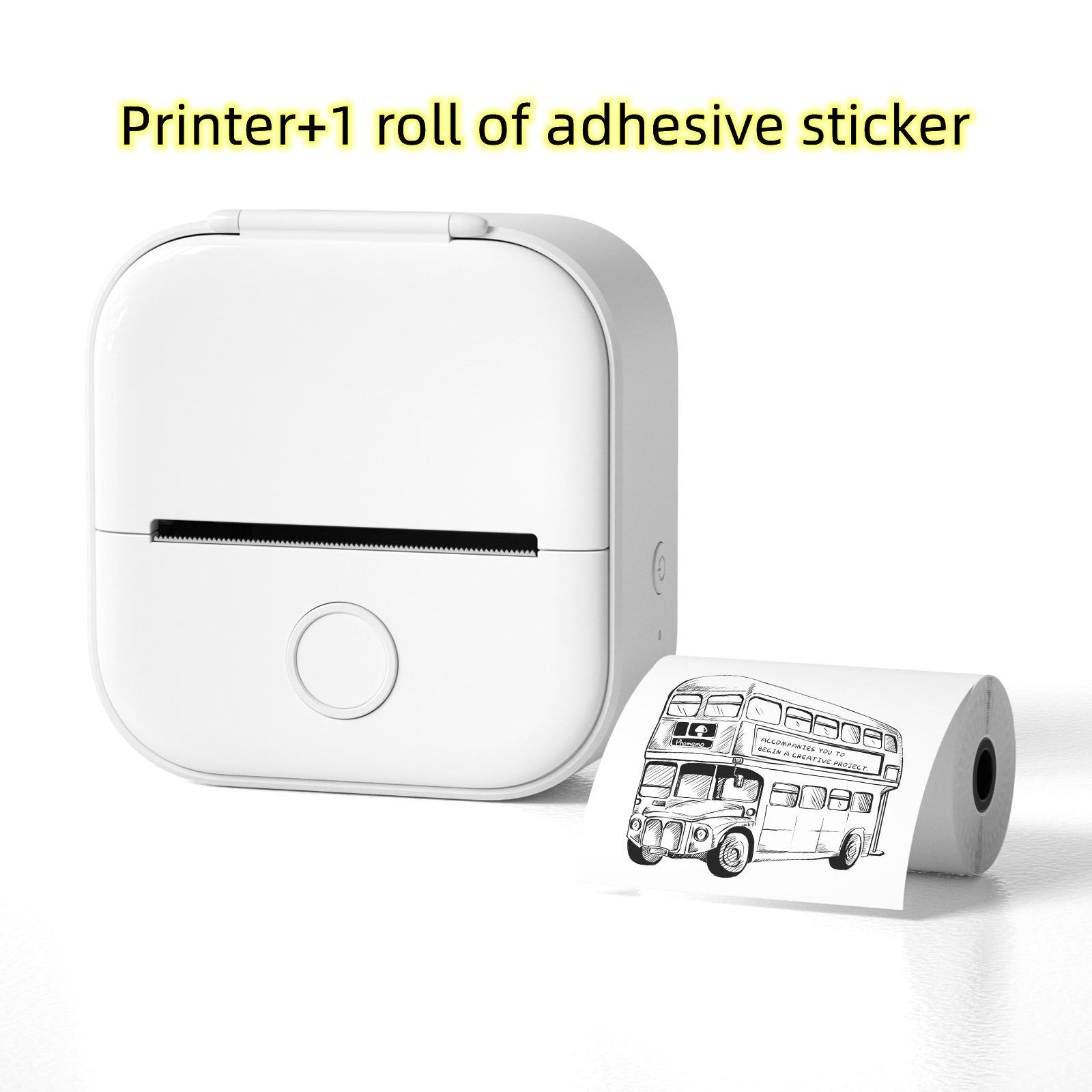 Portable Mini Thermal Label Printer Home Photo Printer Student Wrong Question Printer Bluetooth-compatible Mini Label Printer Price Tag Shop1104971419 Store