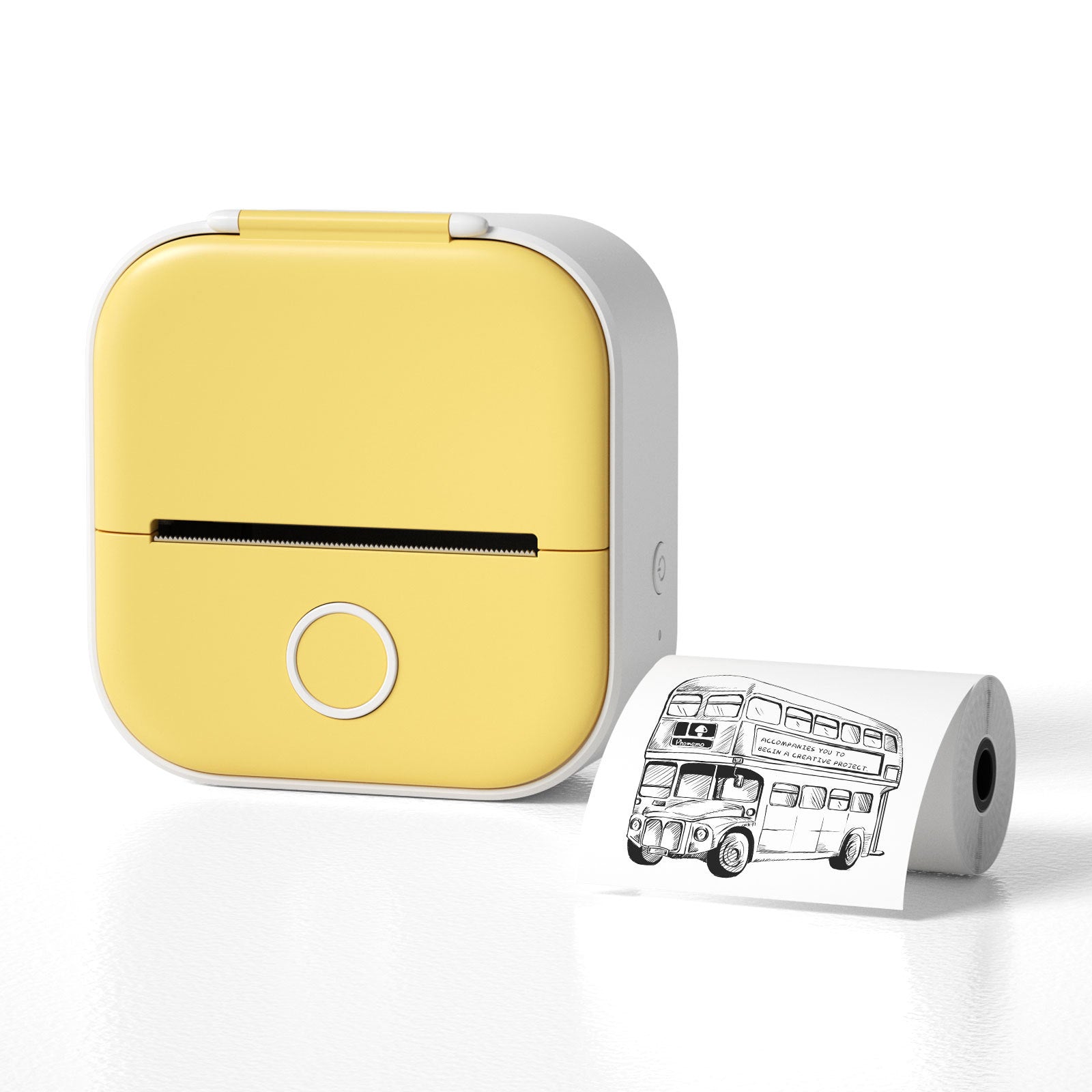 Portable Mini Thermal Label Printer Home Photo Printer Student Wrong Question Printer Bluetooth-compatible Mini Label Printer Price Tag - Orantek -