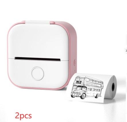 Portable Mini Thermal Label Printer Home Photo Printer Student Wrong Question Printer Bluetooth-compatible Mini Label Printer Price Tag - Orantek -